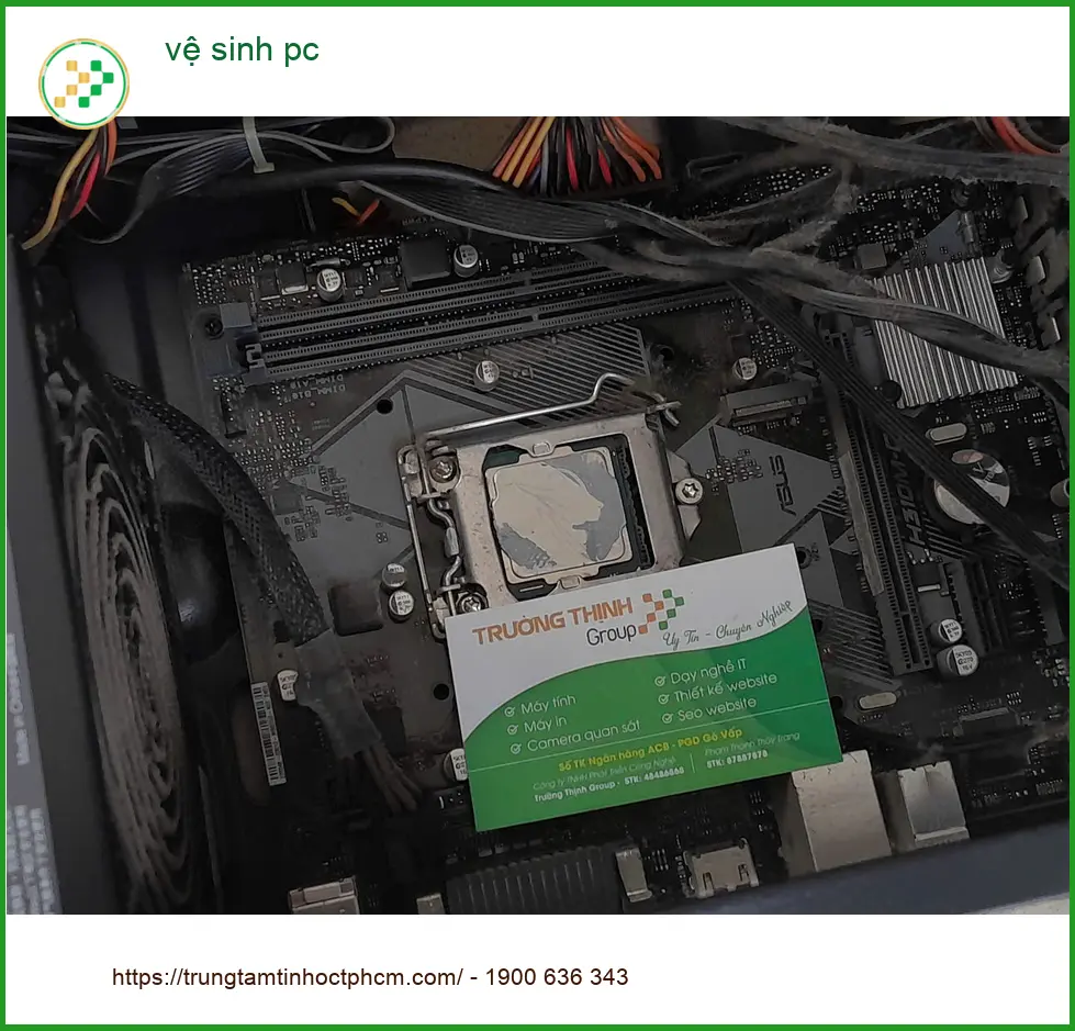 Dịch vụ vệ sinh pc Quận Thủ Đức uy tín - Anh Bách thiết kế đồ họa cần máy khỏe ảnh thực tế 2