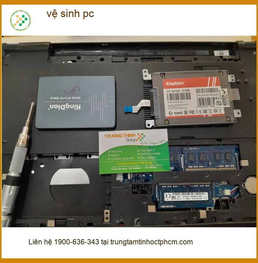 Địa điểm vệ sinh pc Quận Thủ Đức giá rẻ - Anh An lập trình viên hài lòng ảnh thực tế 1