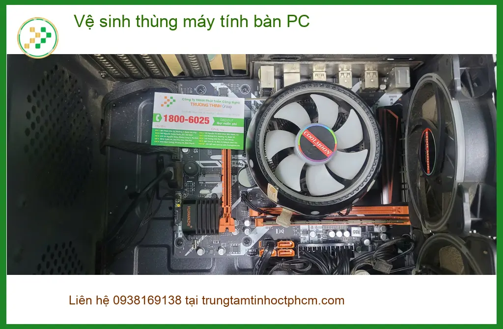 Chú Phúc kỹ sư ở Quận Bình Tân - Review dịch vụ vệ sinh thùng máy tính bàn PC nhanh chóng ảnh thực tế 1