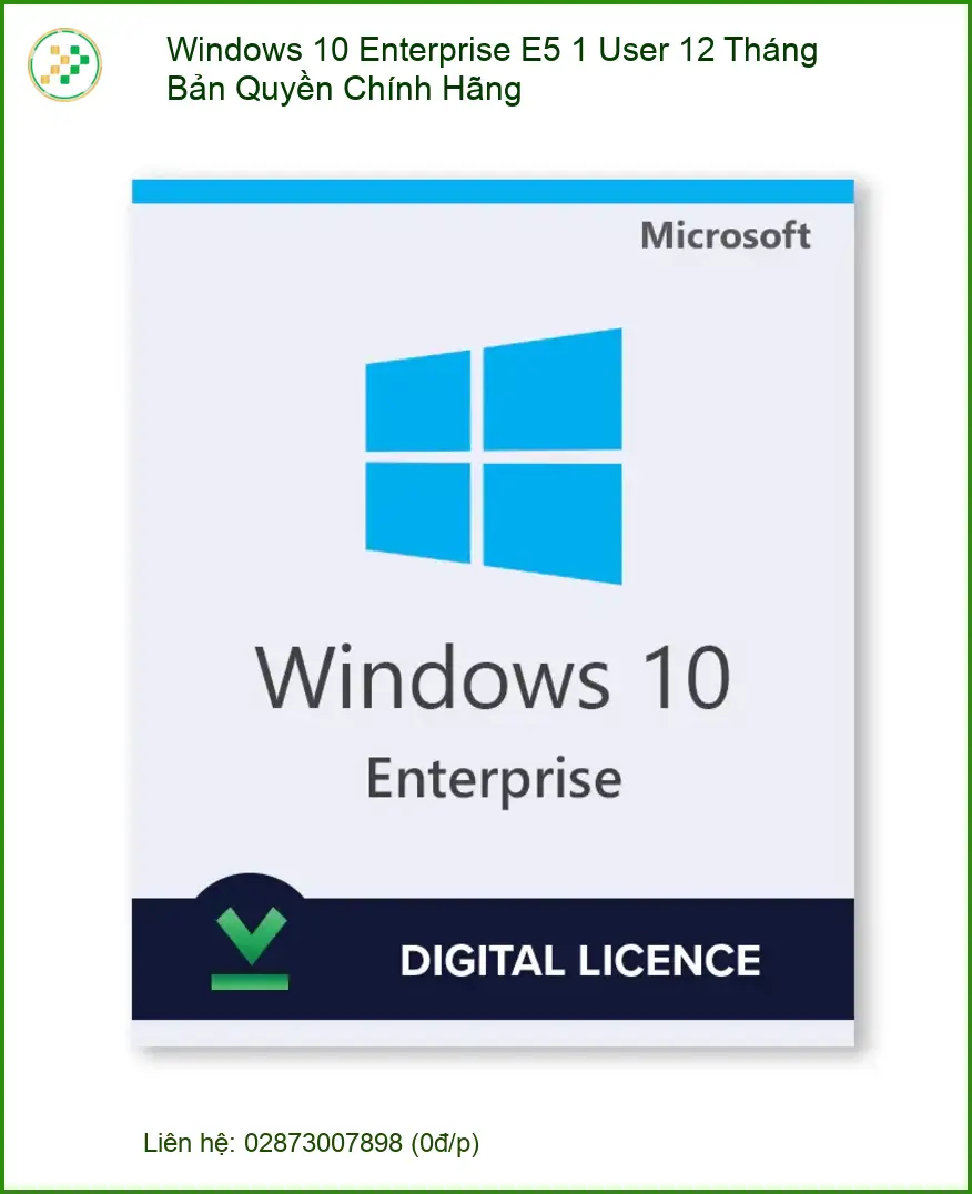 Key Windows 10 Bản Quyền E5 - Cài đặt nhanh TPHCM gần nhất