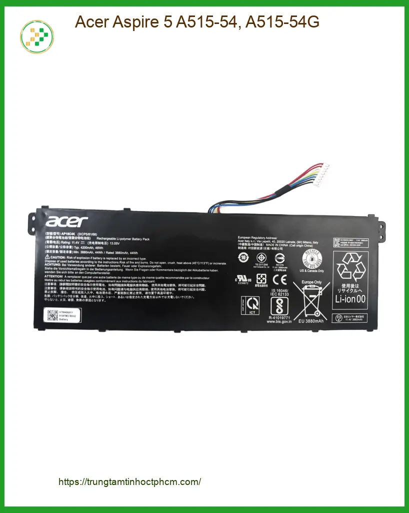 Pin Laptop ACER Aspire 5 A515-54 - Thay Nhanh, Uy Tín, Giá Tốt TPHCM