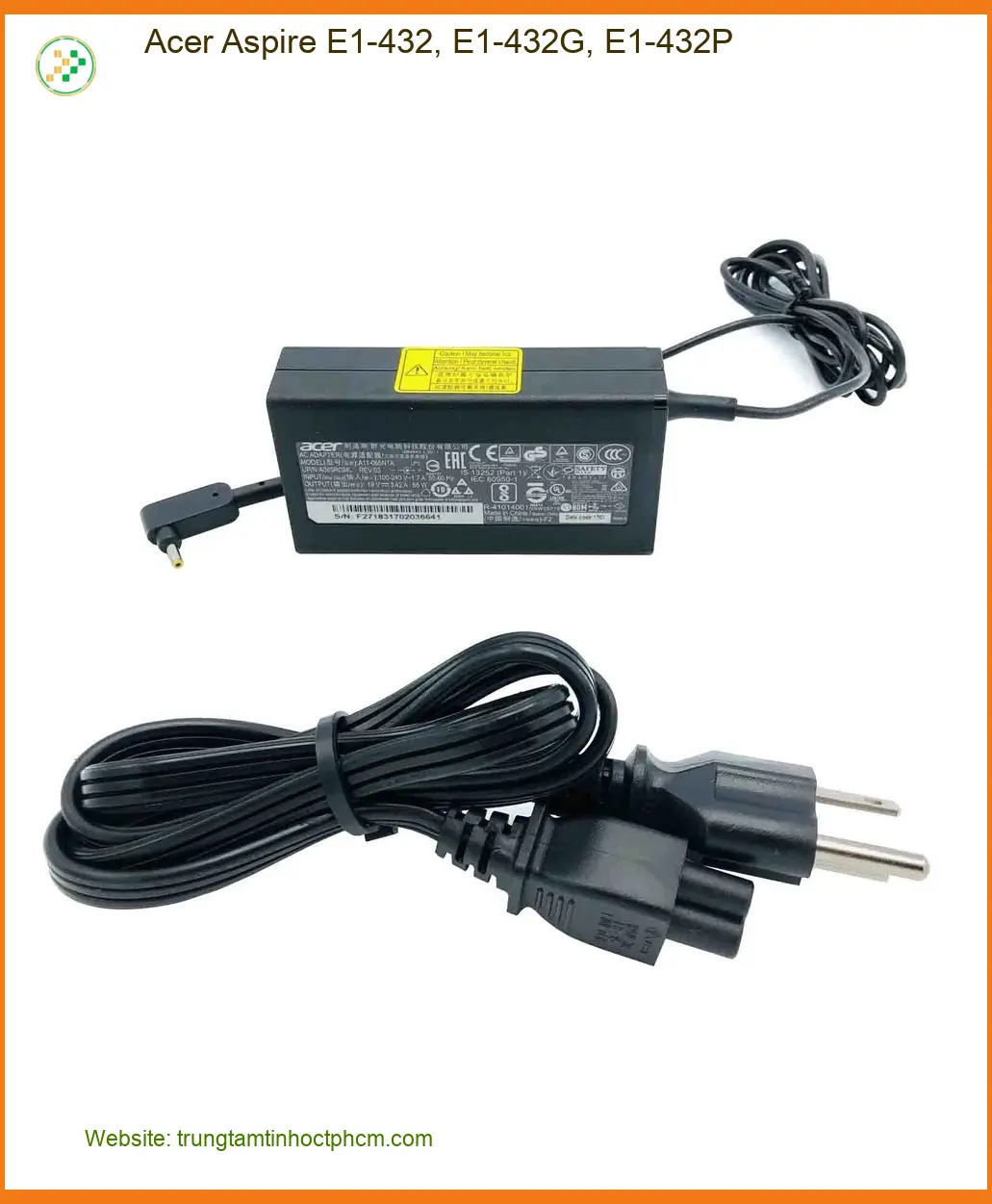 Sạc Laptop Acer Aspire E1-432 - Thay Nhanh Lấy Liền | Giá Sinh Viên TPHCM