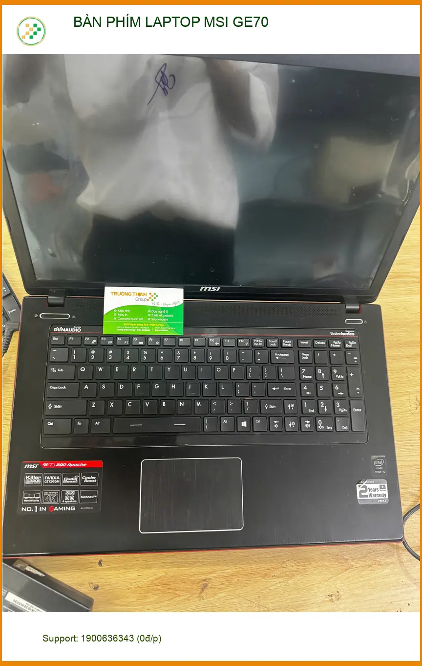 Chị Mai review tiệm thay bàn phím laptop MSI GE70 Quận 10 lấy liền uy tín ảnh thực tế 2