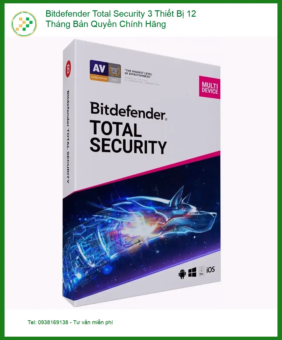 Antivirus Bitdefender Total Security | Trung tâm phân phối chính hãng gần đây