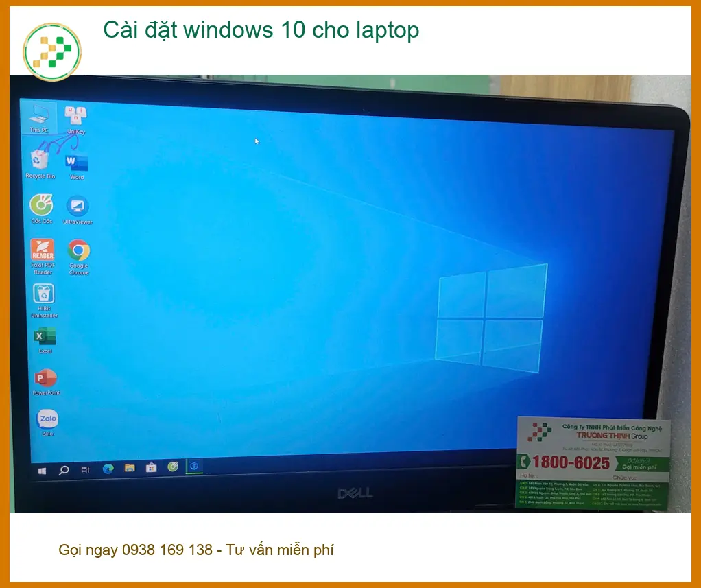 Anh Quang lo lắng về tốc độ máy - Dịch vụ cài Windows 10 cho laptop Quận Bình Tân ảnh thực tế 1