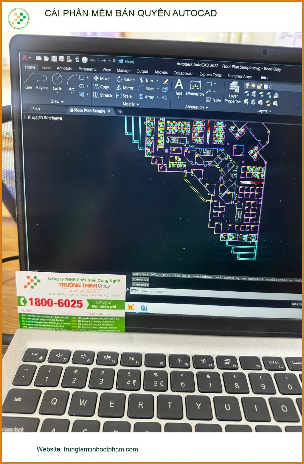 Thợ cài phần mềm bản quyền AutoCAD Quận Tân Bình - Chú Lộc kỹ sư ảnh thực tế 1
