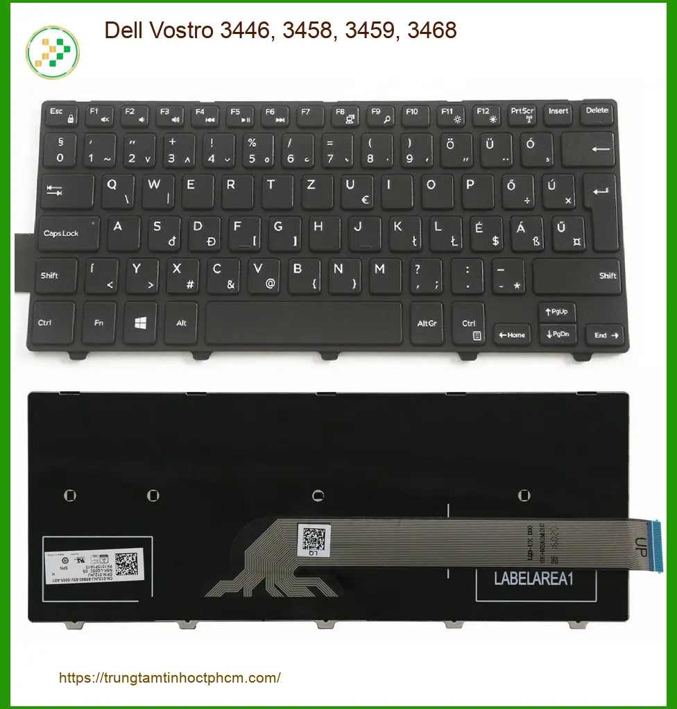 Bàn phím Laptop Dell Vostro - Thay Nhanh Tại Trung Tâm Gần Nhất