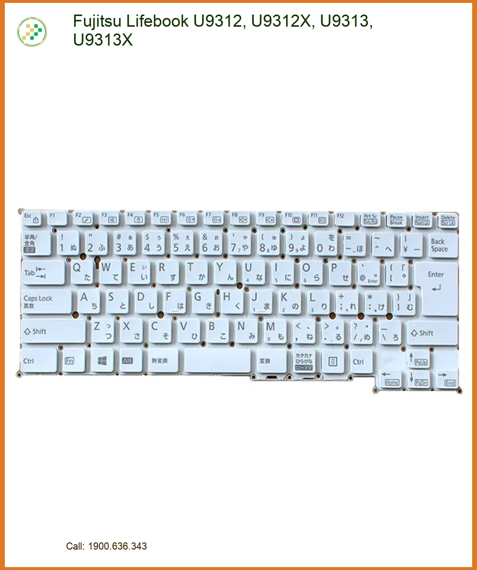 Bàn phím Laptop Fujitsu U9312 - Thay Mới Tại Shop TPHCM | Giá Tốt