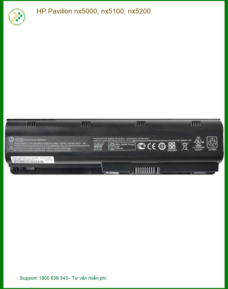 Pin Laptop HP Pavilion nx5000, nx5100, nx5200 - Thay Pin Lấy Liền, Gần Nhất