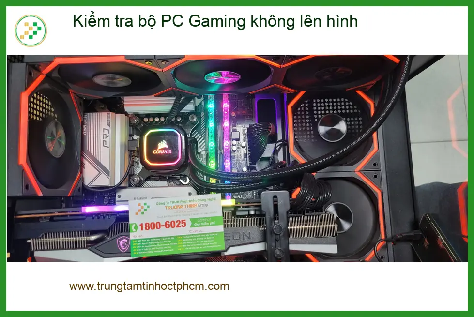 Anh Cường game thủ review tiệm sửa PC Gaming không lên hình Quận Bình Tân ảnh thực tế 1