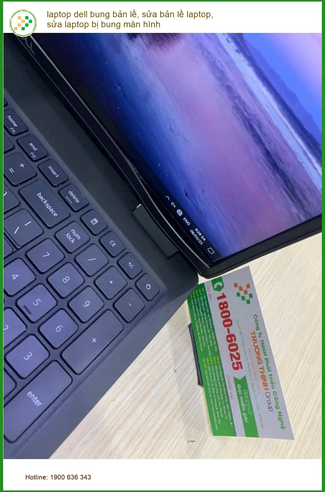 Anh Khôi designer - Sửa laptop Dell bung bản lề Quận Bình Thạnh ảnh thực tế 1