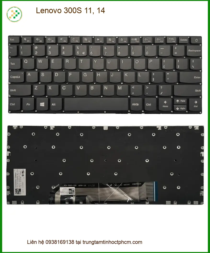 Bàn phím Laptop Lenovo 300S - Thay Mới Lấy Liền | Trung Tâm Uy Tín TPHCM