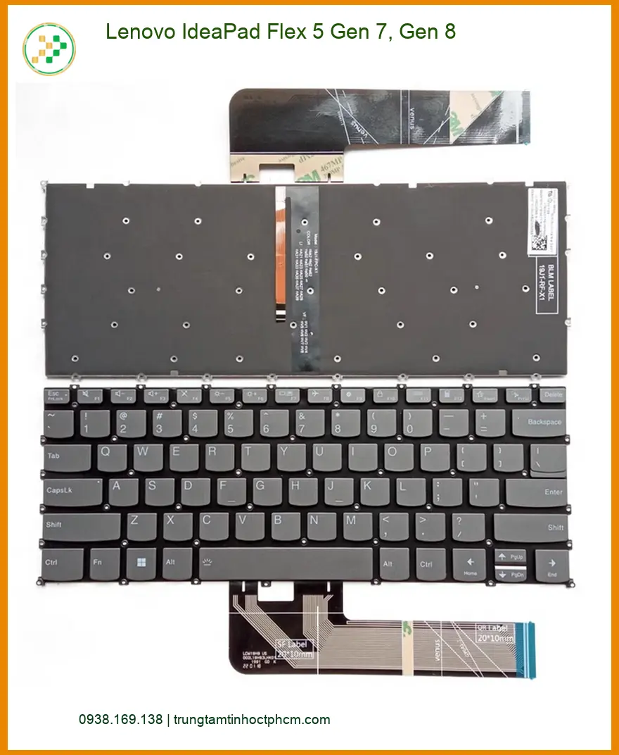 Bàn phím Laptop LENOVO IdeaPad Flex 5 - Thay Nhanh Tại Trung Tâm Giá Rẻ Gần Đây TPHCM