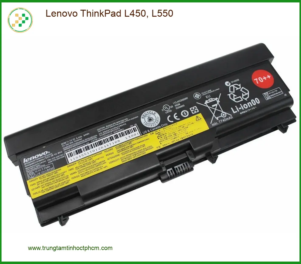 Pin Laptop ThinkPad L450 L550 - Thay Pin Laptop Nhanh | Giá Tốt TPHCM