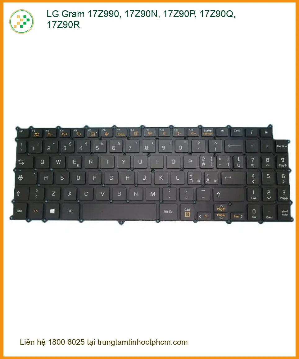 Bàn phím Laptop LG Gram 17Z990 17Z90N - Trung Tâm Thay Lấy Liền Giá Tốt