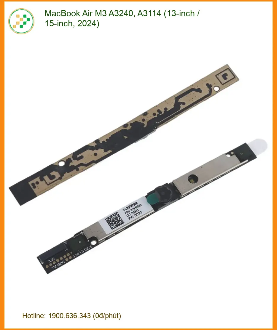 Webcam Laptop MacBook Air M3 - Thay Mới Giá Rẻ Lấy Liền Gần Đây