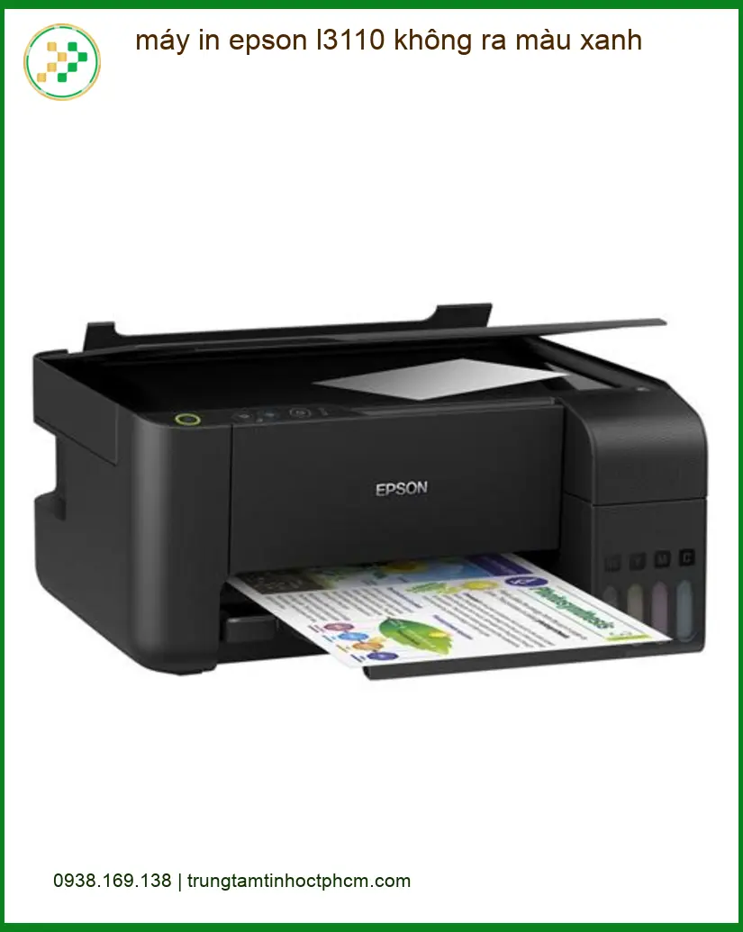 Sửa Nạp Mực Máy In Epson L3110 Không Ra Màu Xanh - Gọi Thợ Tận Nơi