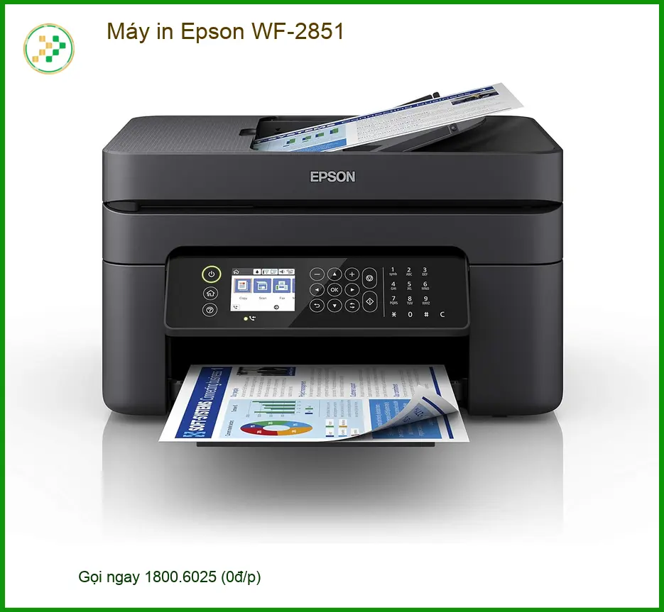 Máy in Epson WF-2851 - Nạp Mực Tận Nơi TPHCM | Giá Rẻ Lấy Liền