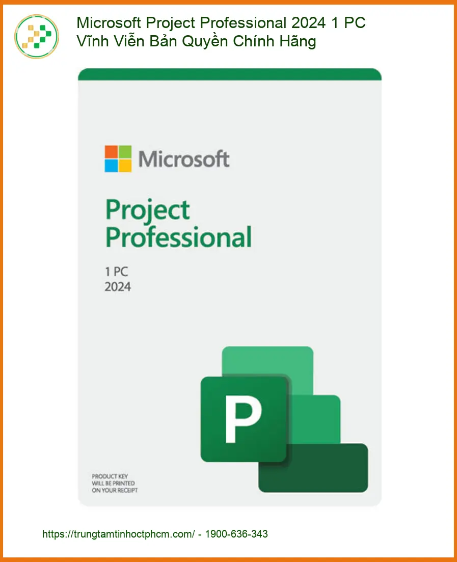 Office Bản Quyền Microsoft Project Professional - Chính Hãng TPHCM | Lấy Ngay Giá Rẻ