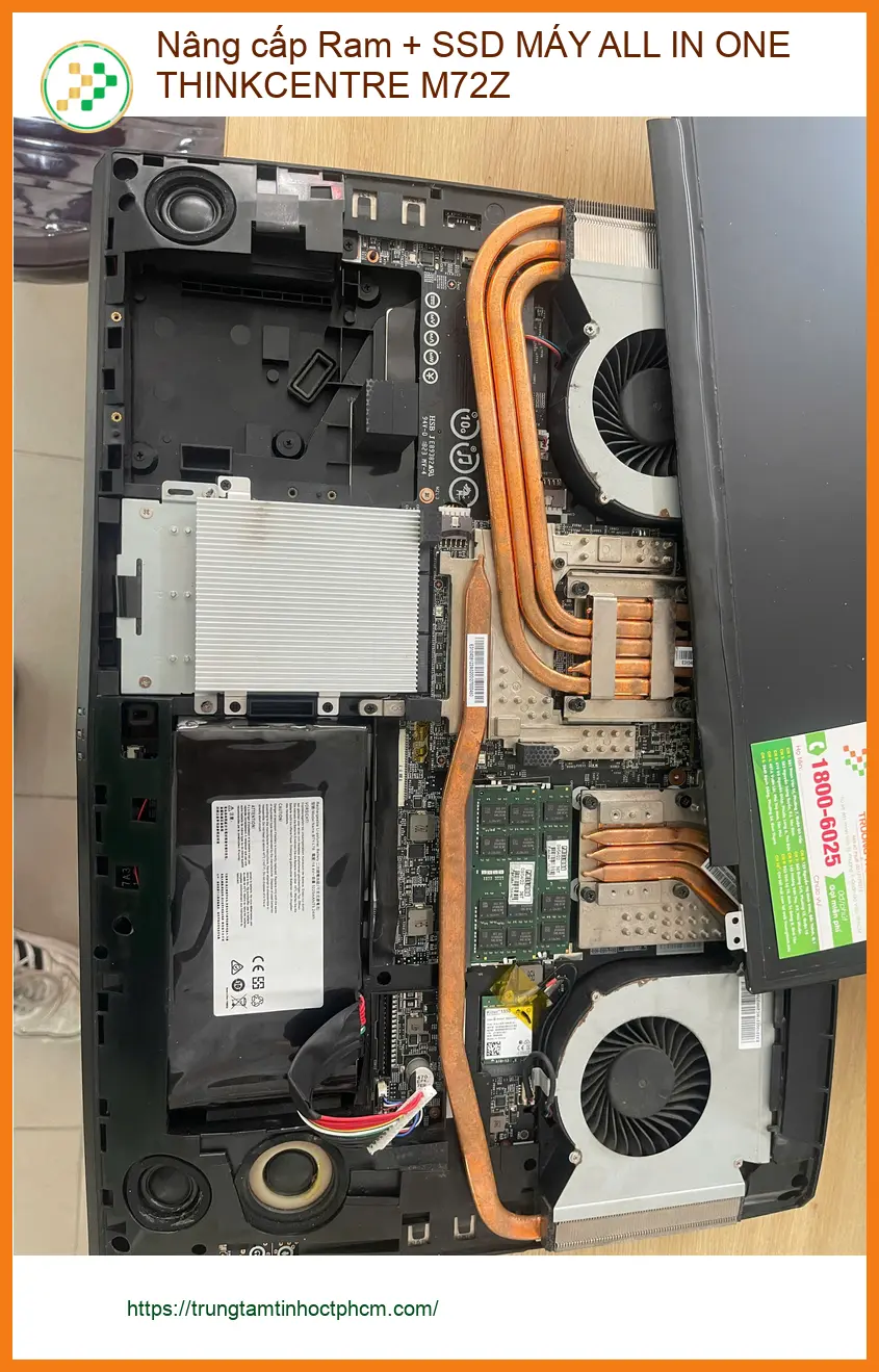 Thợ nâng cấp Ram SSD Máy All In One Thinkcentre M72Z Phú Nhuận - Anh Long ảnh thực tế 2