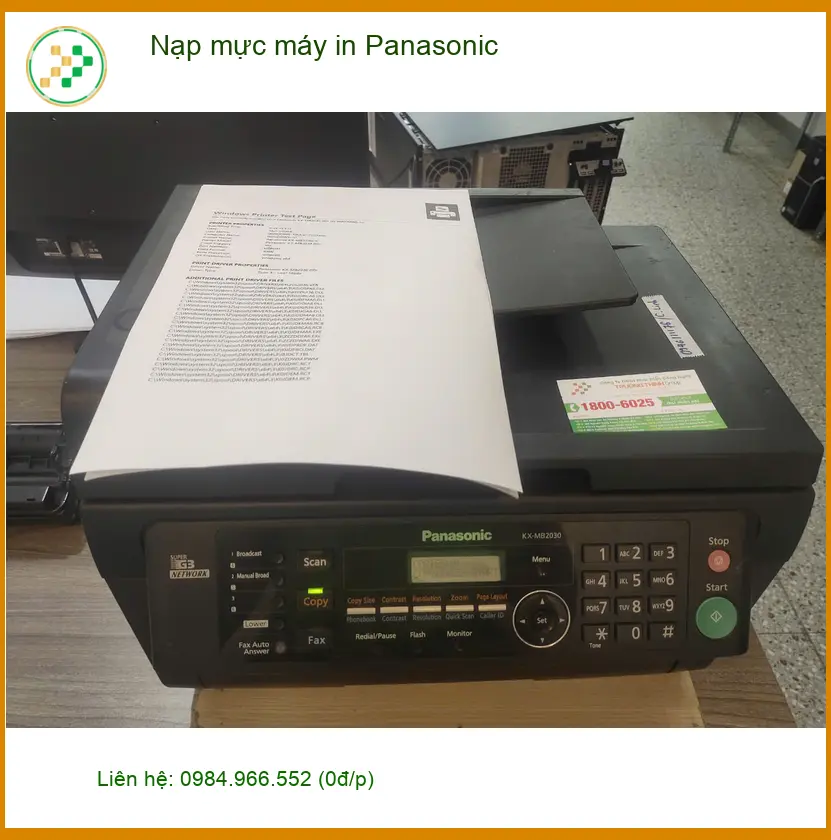Chị Thanh kế toán tìm dịch vụ nạp mực máy in Panasonic Quận 7 uy tín ảnh thực tế 1