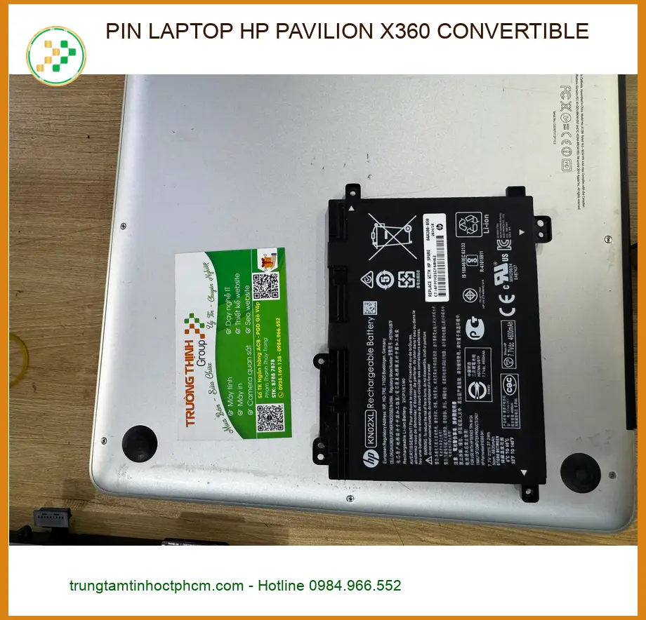 Thay pin laptop HP Pavilion X360 Convertible Quận 10 - Review anh Khang ảnh thực tế 1