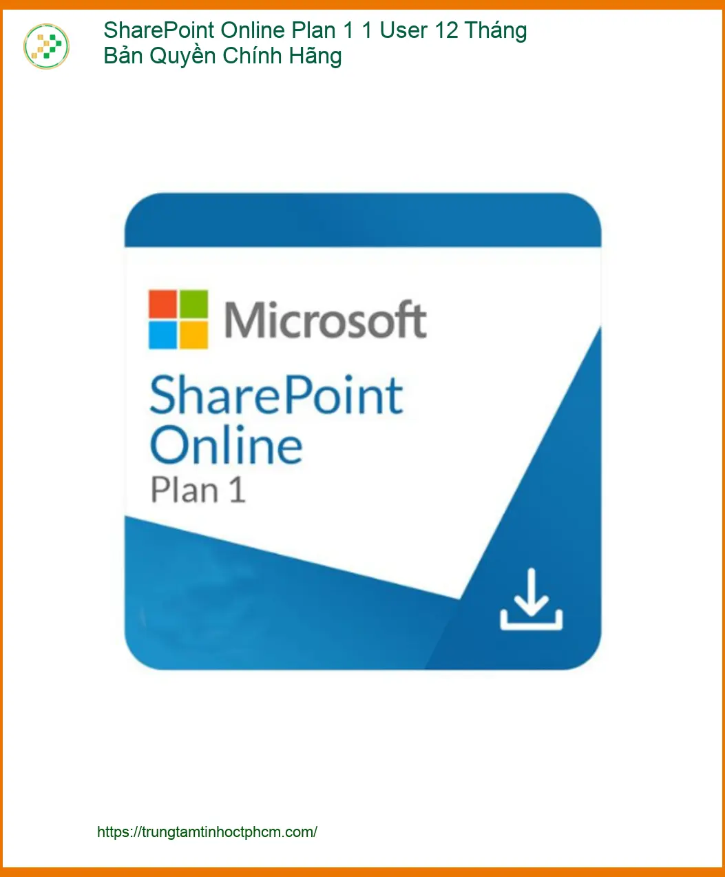 SharePoint Online Plan 1 Chính Hãng - Cài Đặt Tận Nơi Nhanh TPHCM