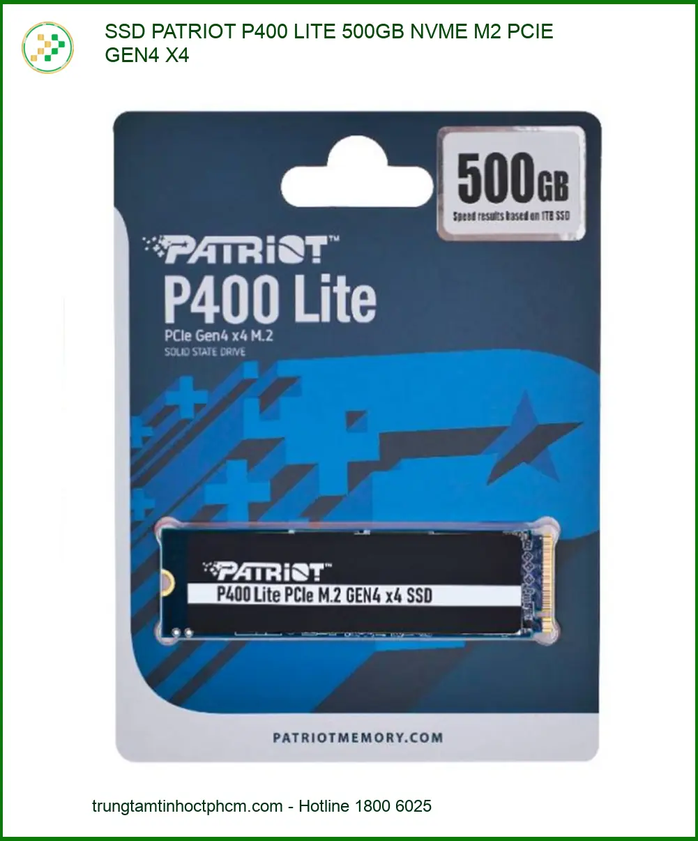 Ổ cứng SSD Patriot P400 Lite 500GB - Thay Nhanh, Rẻ Nhất TPHCM