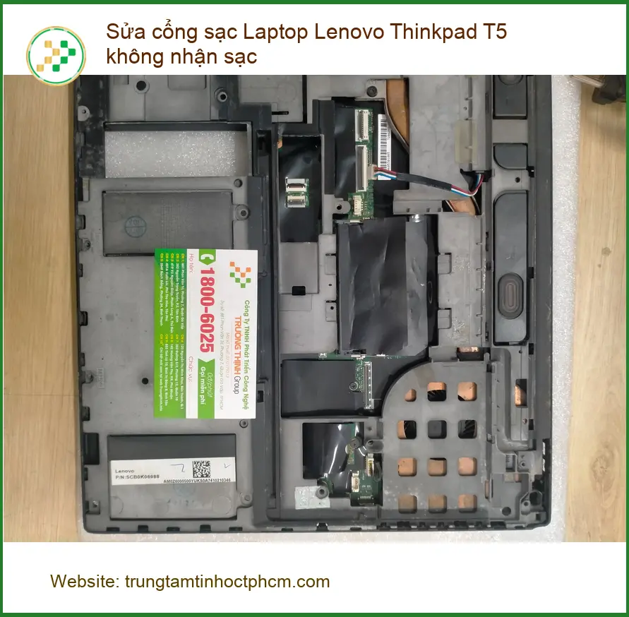 Anh Cường - Sửa cổng sạc Laptop Lenovo Thinkpad T5 không nhận sạc Quận 12 ảnh thực tế 1