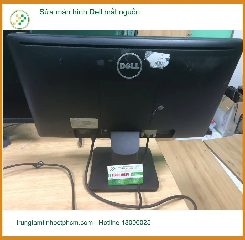 Bác Minh Khang loay hoay với màn hình Dell mất nguồn – Cần sửa gấp ở Quận Bình Tân ảnh thực tế 2