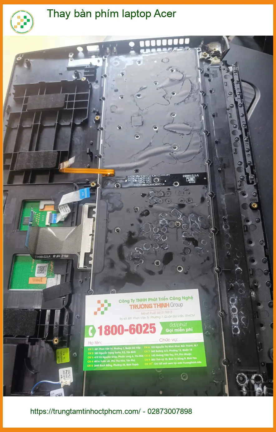 Anh Quân cần gấp - Tiệm Thay bàn phím laptop Acer Quận Tân Phú lấy liền ảnh thực tế 1
