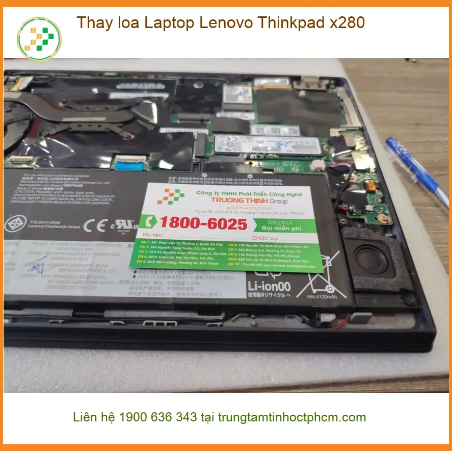 Anh Quang kiến trúc sư lo lắng - Tìm chỗ Thay loa Laptop Lenovo Thinkpad x280 Quận 7 ảnh thực tế 1