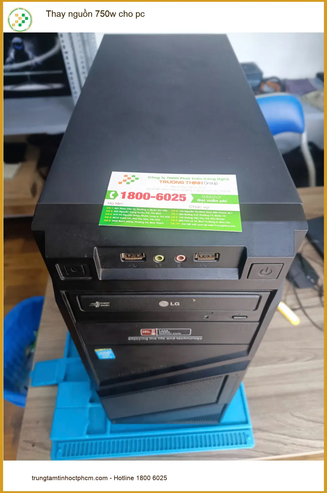 Bác Kiên ở Tân Phú cứu nguy cho chiếc PC gaming - Cửa hàng thay nguồn 750w gần đây ảnh thực tế 1
