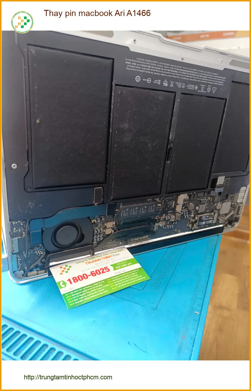 Anh Kiệt ở Quận Tân Phú tìm dịch vụ thay pin macbook Ari A1466 uy tín ảnh thực tế 1