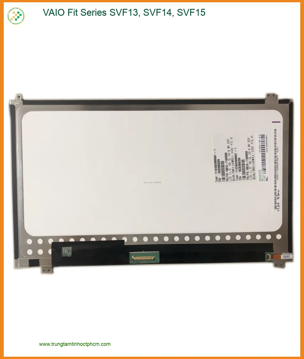 Màn hình Laptop VAIO Fit SVF13 SVF14 SVF15 - Thay Gấp Lấy Liền Giá Tốt Nhất TPHCM