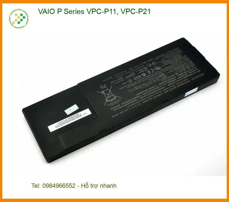 Pin Laptop VAIO P Series - Thay Nhanh Lấy Liền | Trung Tâm TPHCM Uy Tín