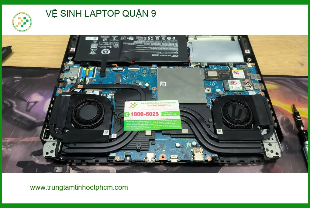 Chị Mai quản lý tìm chỗ vệ sinh laptop Quận 9 - Lấy ngay, giá rẻ ảnh thực tế 1