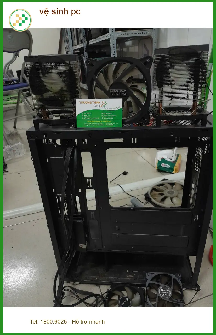 Anh Khoa kỹ sư tìm dịch vụ vệ sinh pc Quận Thủ Đức uy tín ảnh thực tế 1