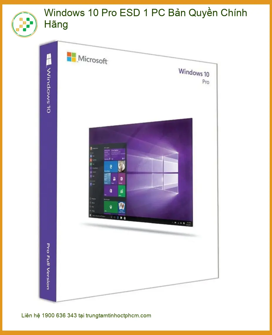Windows Bản Quyền 10 Pro ESD 1 PC - Cài Đặt Tận Nơi TPHCM Nhanh Rẻ