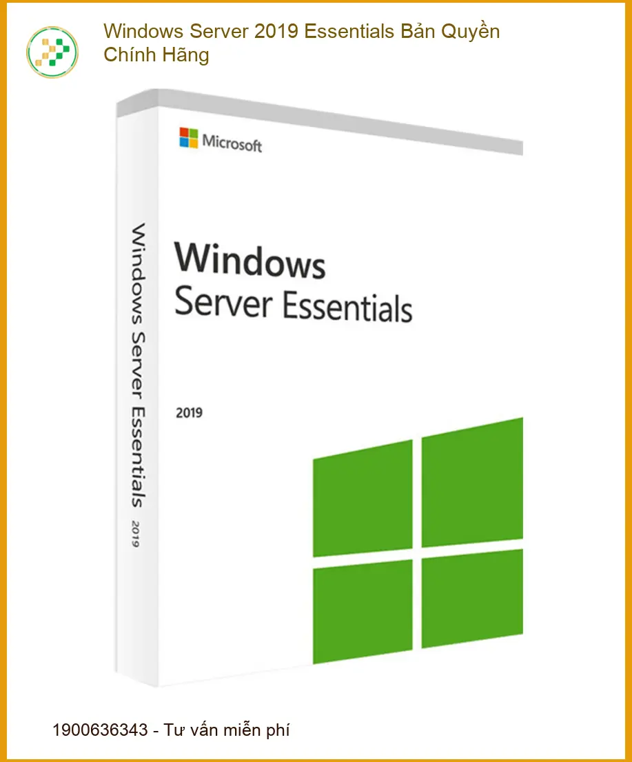 Windows Server 2019 Essentials Chính Hãng - Trung Tâm Cài Đặt Tận Nơi TPHCM