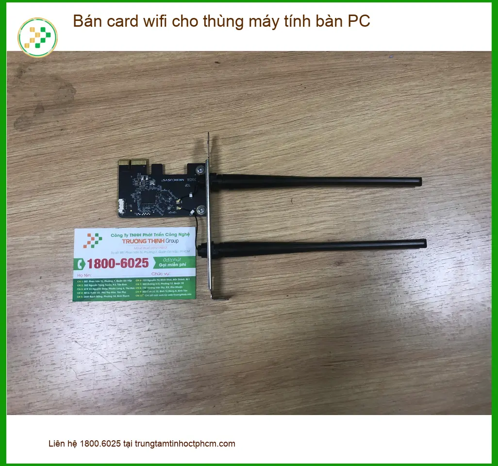 Anh Tùng ở Bình Tân tìm Địa điểm bán card wifi cho thùng máy tính bàn PC ảnh thực tế 2