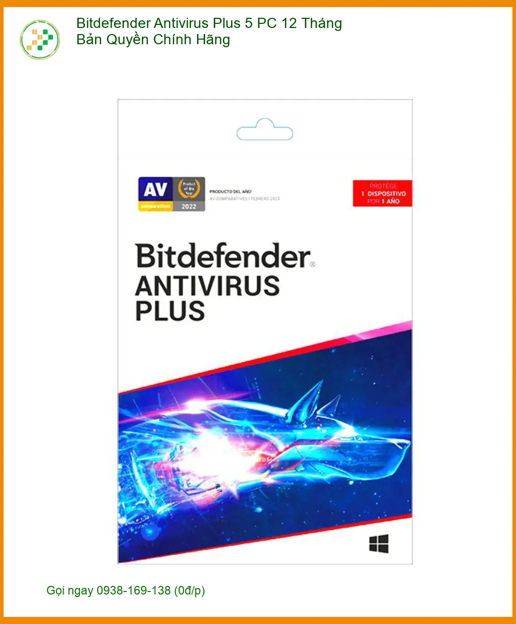 Antivirus Bitdefender Plus 5 PC - Giá Rẻ TPHCM | Hỗ Trợ Cài Đặt Nhanh