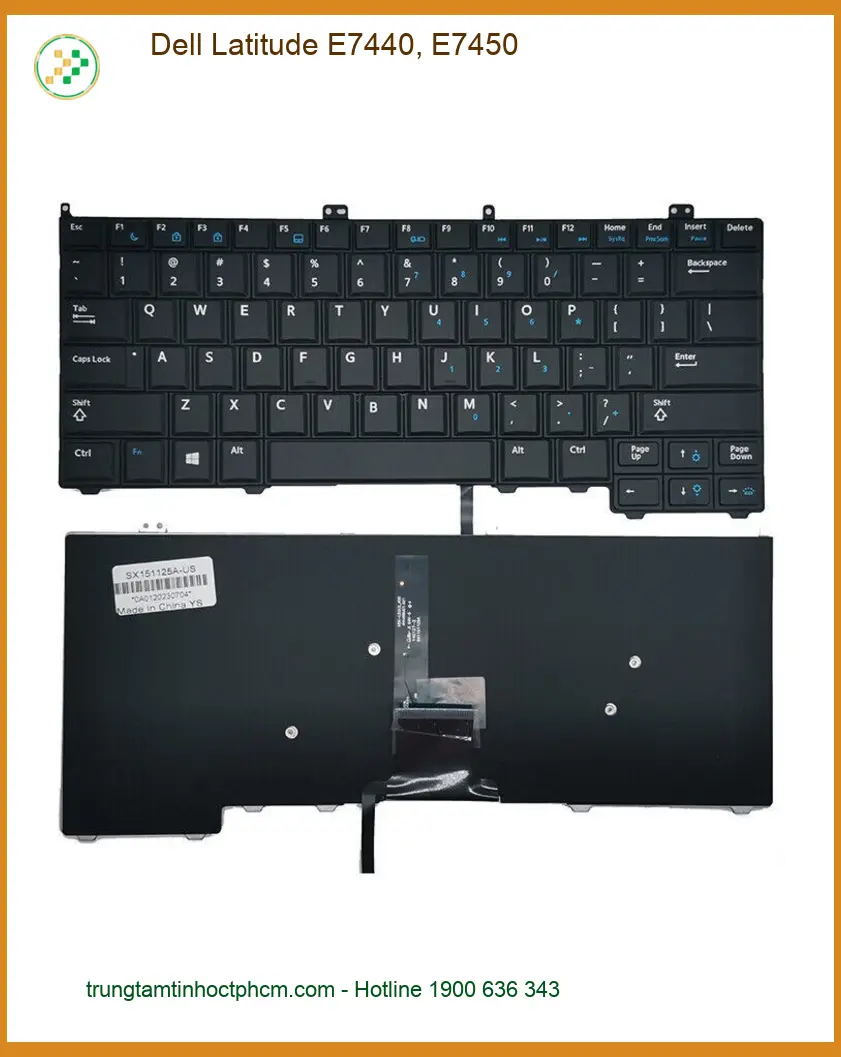 Bàn phím Laptop Dell E7440 E7450 - Thay Lấy Ngay TPHCM Giá Rẻ