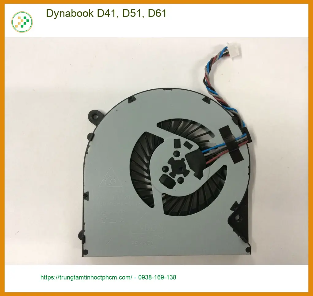 Thay Quạt Laptop Dynabook D41 D51 D61 - Lấy Liền Tại Trung Tâm Sửa Chữa Giá Rẻ TPHCM