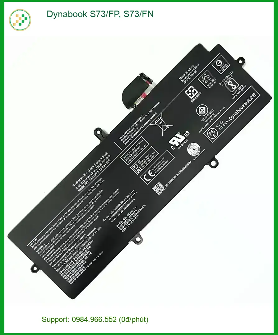 Pin Laptop Dynabook S73/FP, S73/FN - Thay Lấy Liền Tại Cửa Hàng | Giá Tốt Nhất