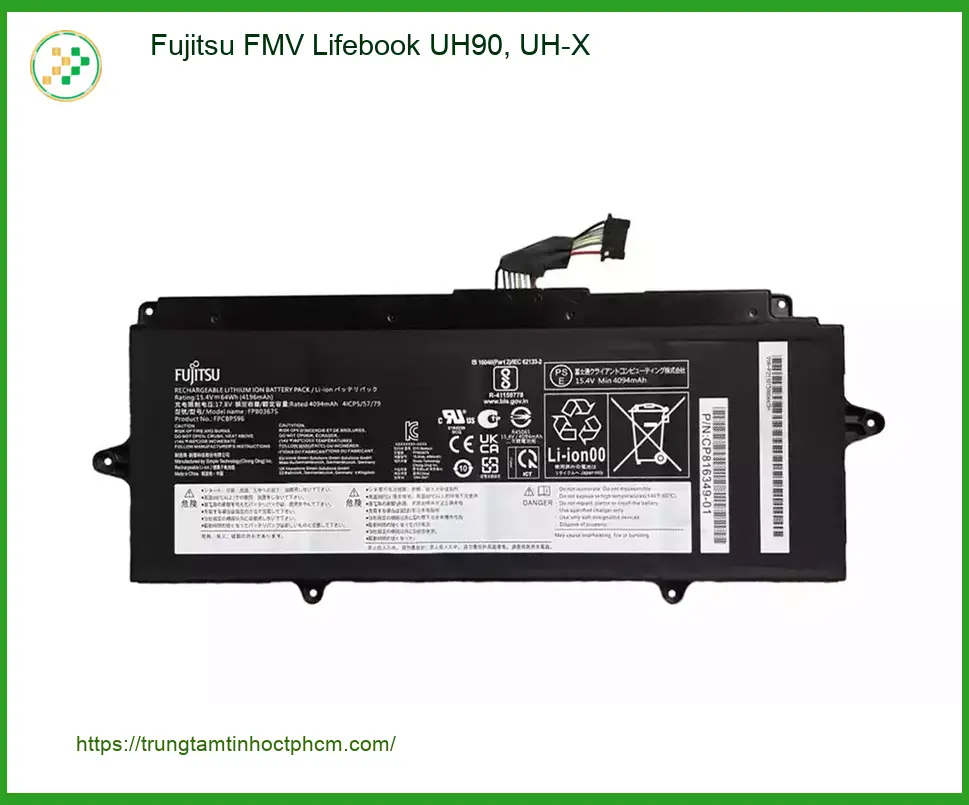 Pin Laptop Fujitsu UH90 UH-X - Thay Pin Lấy Liền Giá Rẻ TPHCM