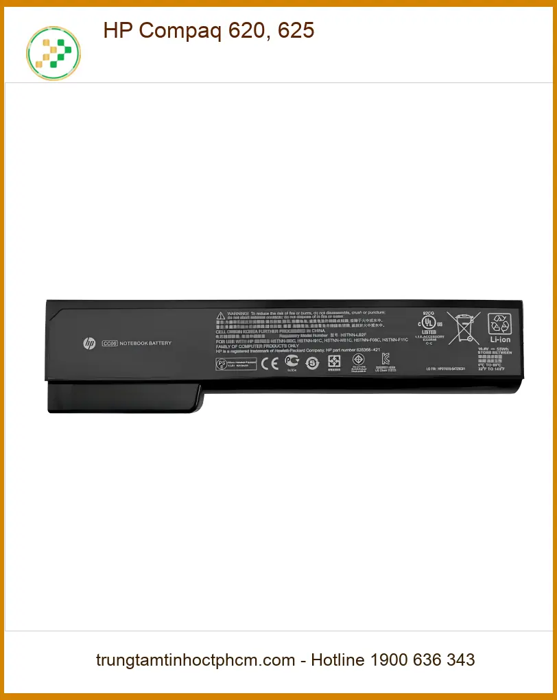 Pin Laptop HP Compaq 620, 625 - Thay Lấy Ngay, Giá Rẻ TPHCM