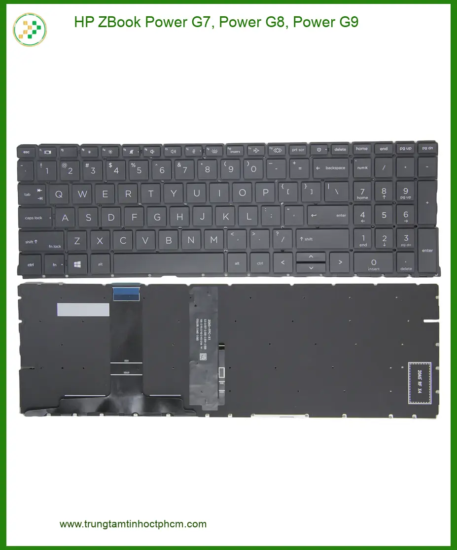 Bàn phím Laptop HP ZBook Power G7 G8 G9 - Thay lấy liền TPHCM giá rẻ