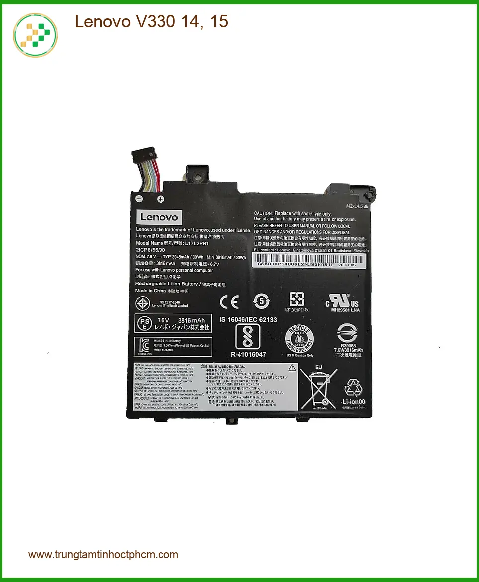 Pin Laptop Lenovo V330 - Thay Lấy Liền Tại Trung Tâm Gần Nhất TPHCM