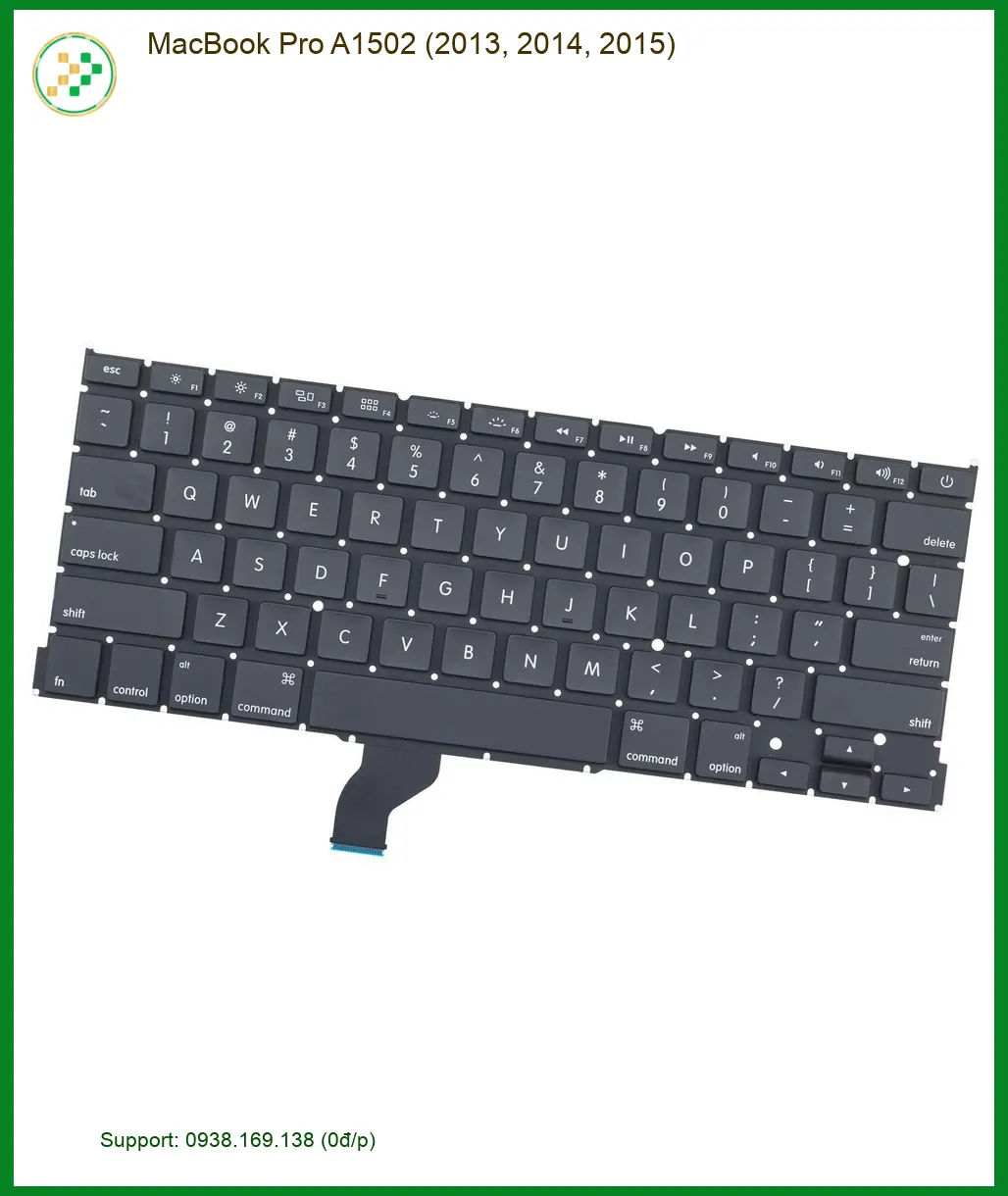 Bàn Phím MacBook Pro A1502 - Thay Nhanh Lấy Liền, Giá Tốt Tại TPHCM